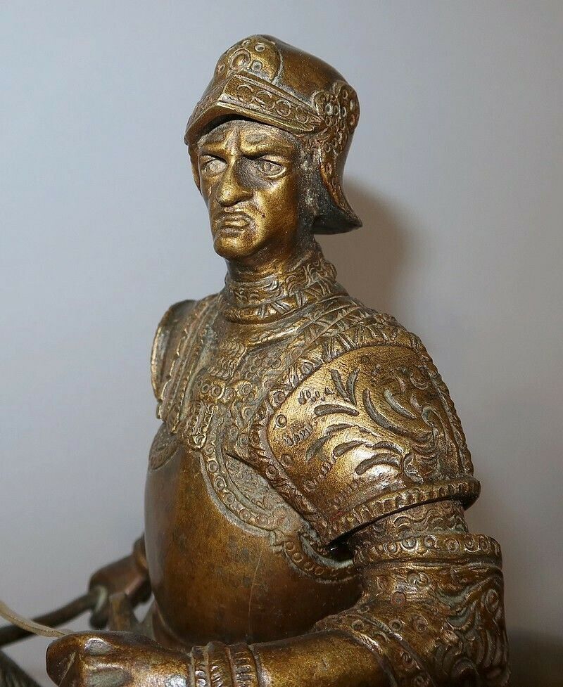 photo for sale Bronze "Le Colleone" After Verrocchio, Late 19th Century
