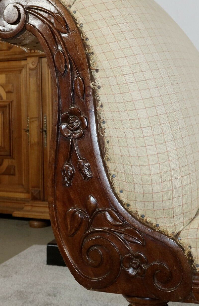 Long Meridian In Solid Mahogany, Victorian Period, England, 19th photo buy