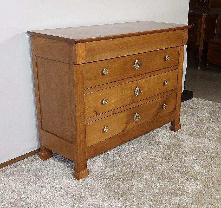 Small Chest Of Drawers In Solid Cherry, Directoire Taste, 19th photo furniture