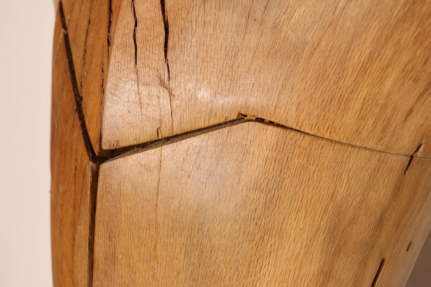 Handcrafted Wooden Sculpture ' Torse Torreador ' In Oak  By Artist Claudio Di Placido  France photo buy