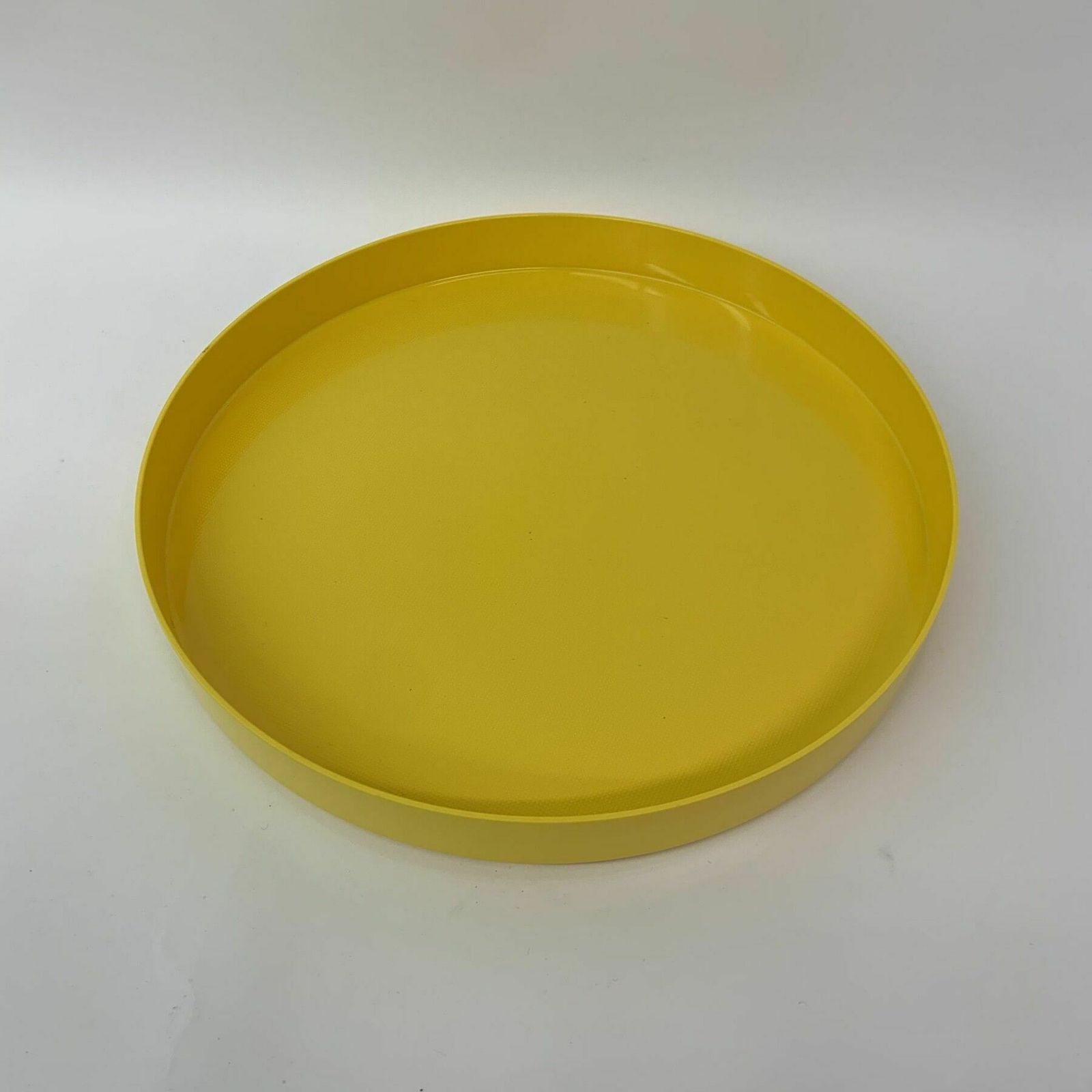 Metalen Rosti Melamine Serveerschaal In Geel, Deens Design, Ca. Jaren 1970 photo furniture