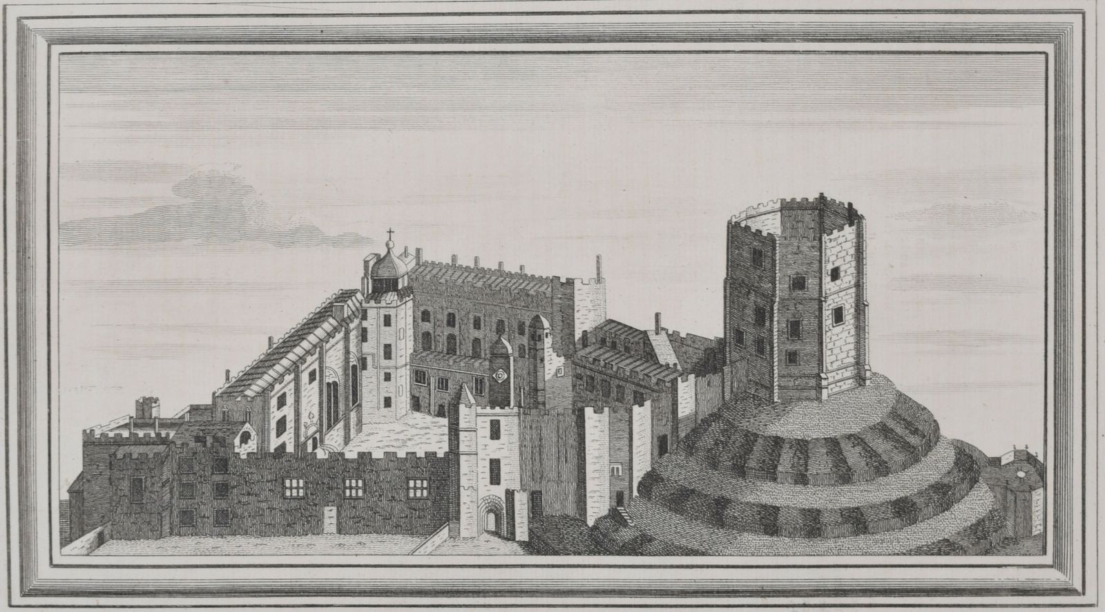 Castle, University College, Durham Engraving After Samuel And Nathaniel Buck photo furniture