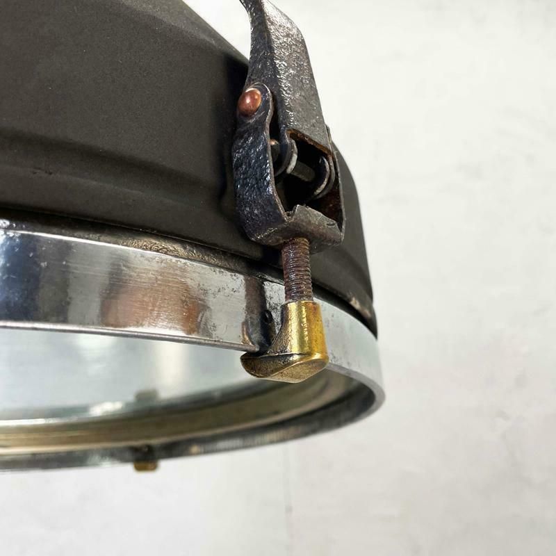 20th Century Black Industrial Iron Ceiling Light By Veb photo vinterior