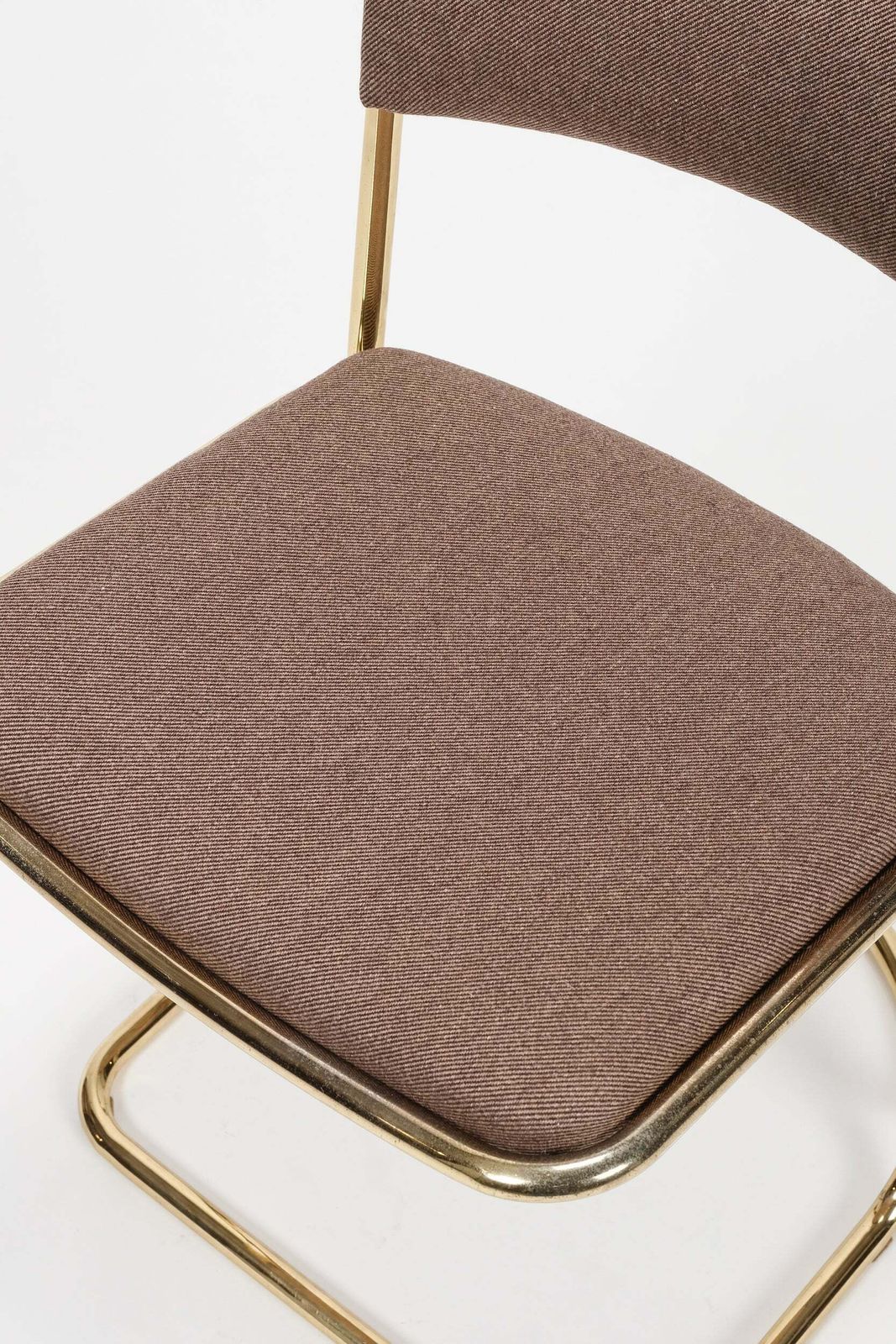 photo buy Chair With Brass Frame, Italy, 70s
