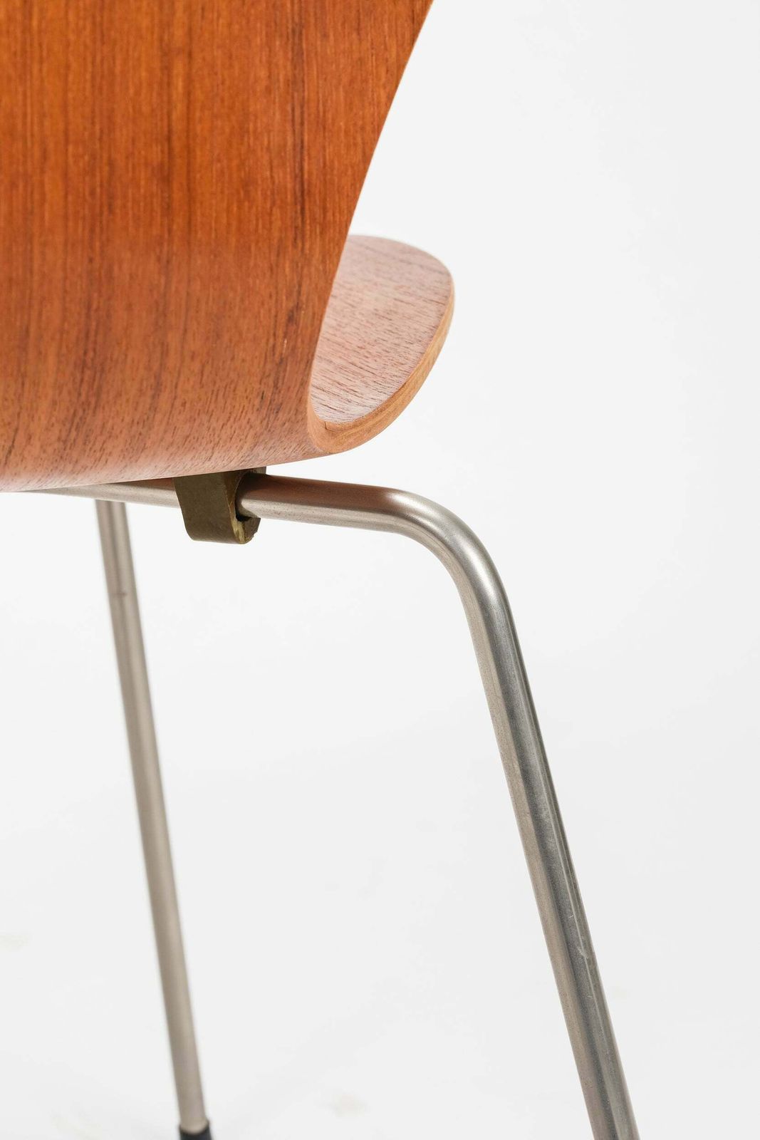 Furniture Arne Jacobsen, Teak Chair 3107, Fritz Hansen, Denmark, 50s photo