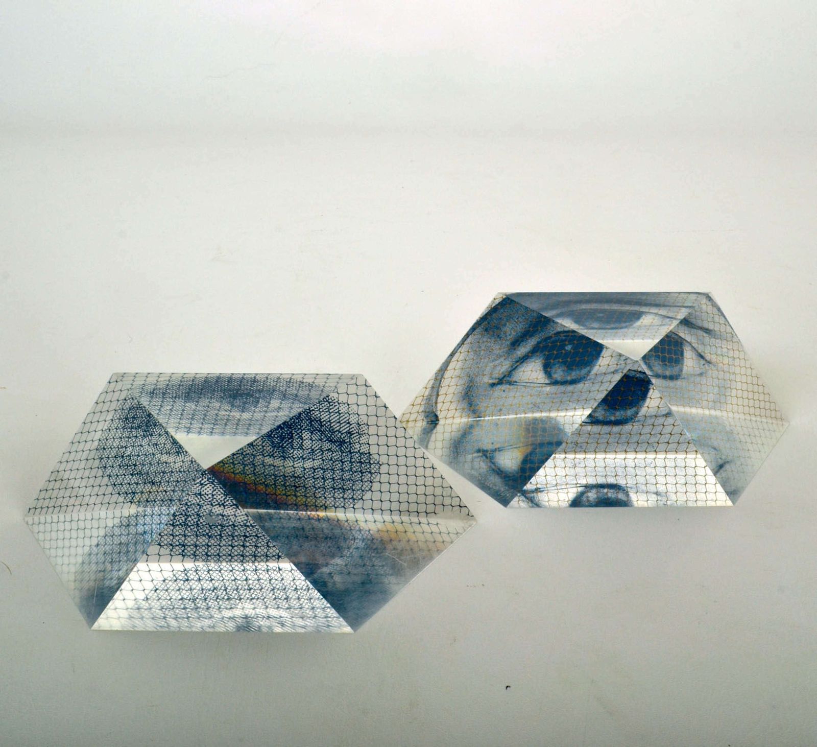 Italian Surrealist Paperweights With Eyes In Acrylic photo buy