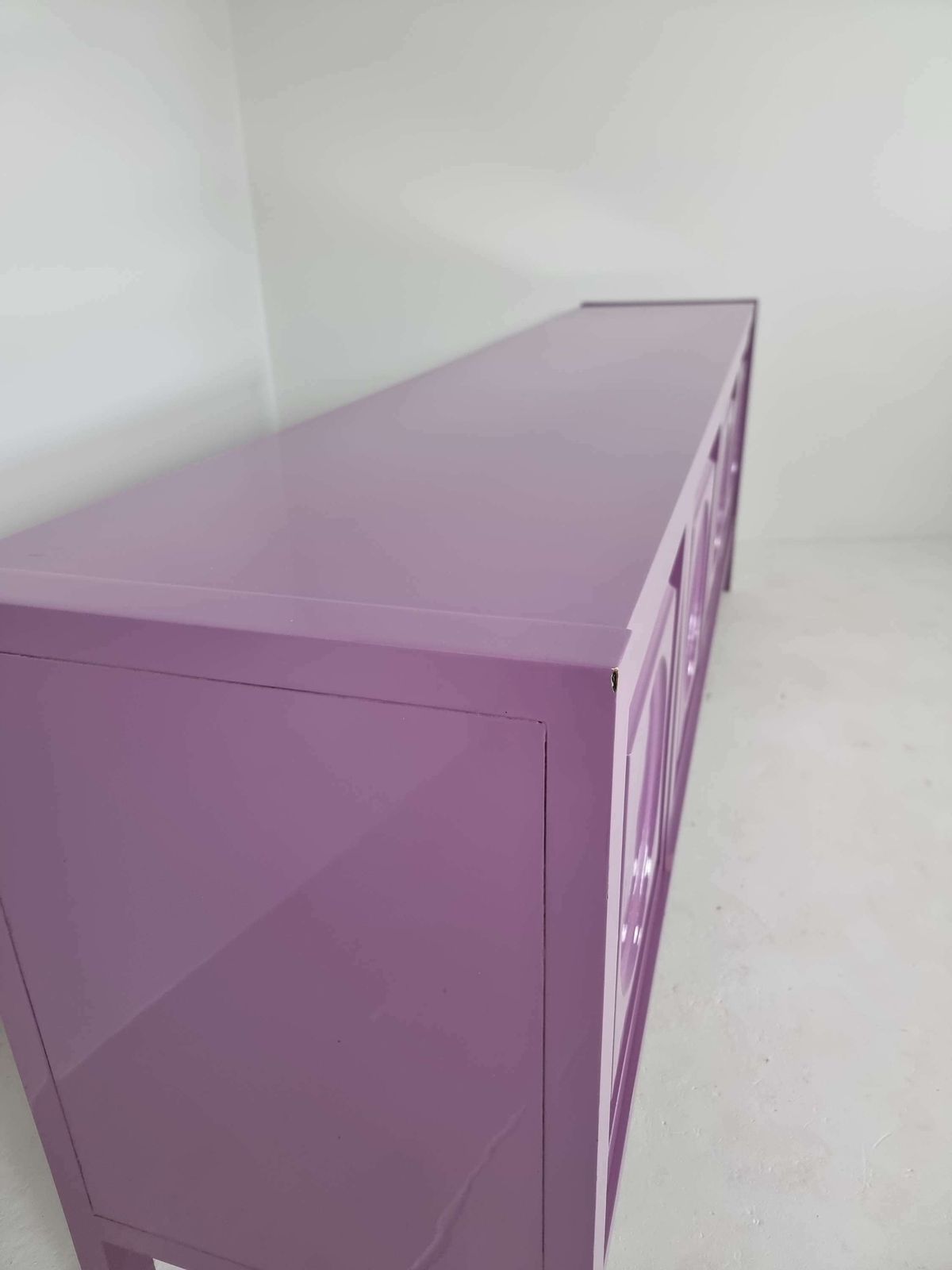 Vintage Roze Brutalist Dressoir Van Defour, België, Jaren 1970 photo Meubels