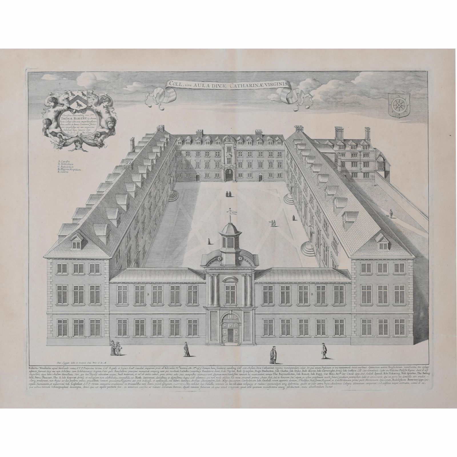 David Loggan (1634 – 1692) St Catharine’s College, Cambridge (1690)