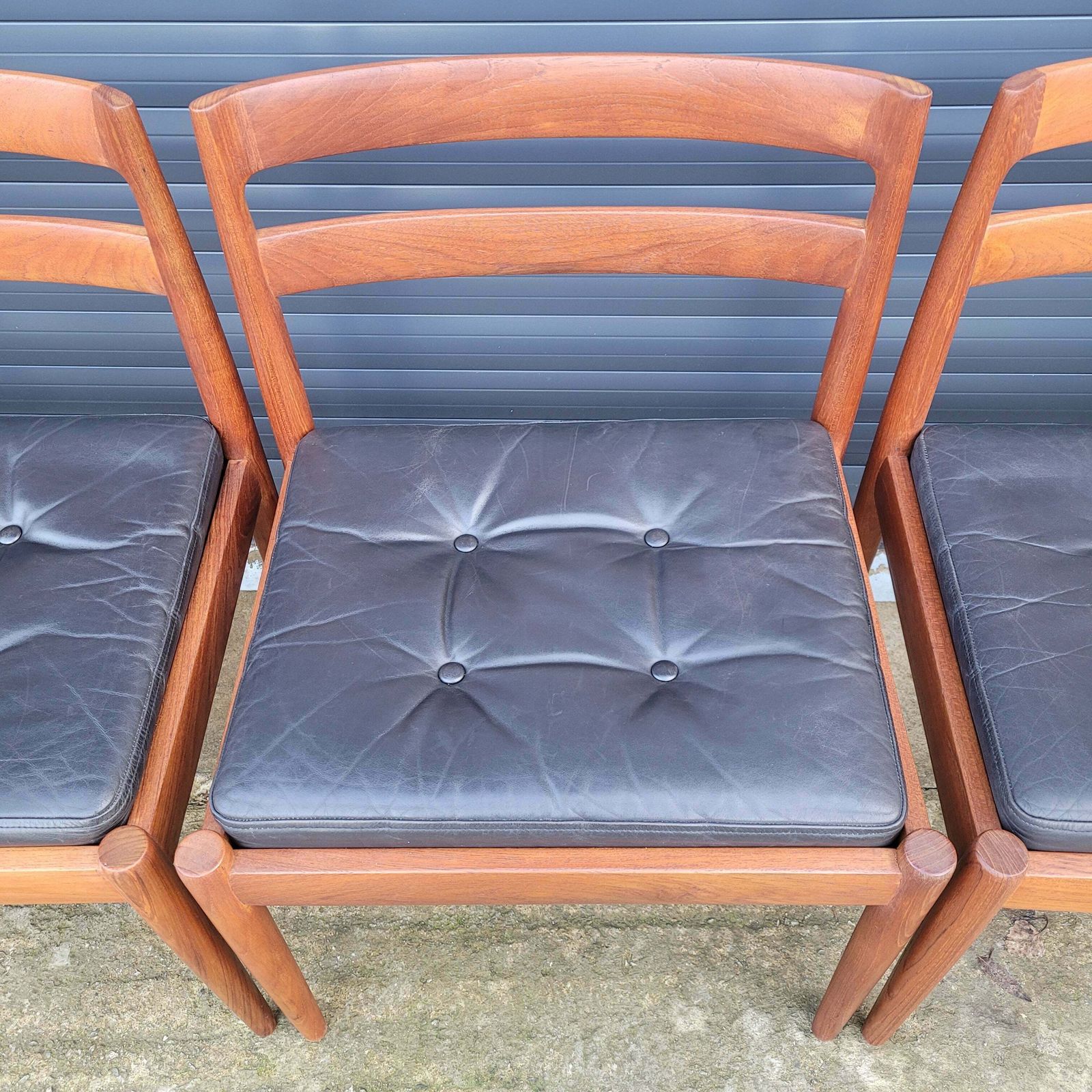 Kai Kristiansen Universe 301 Model Set Of 8 Chairs photo for sale