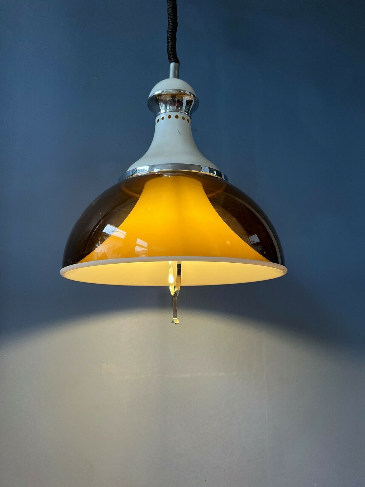 Mid Century Stilux Milano Space Age Hanglamp photo for sale