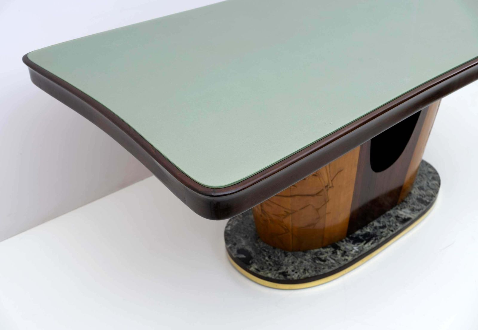 Vittorio Dassi Iconic Design Mid Century Modern Italian Dining Table, 1950s photo vinterior
