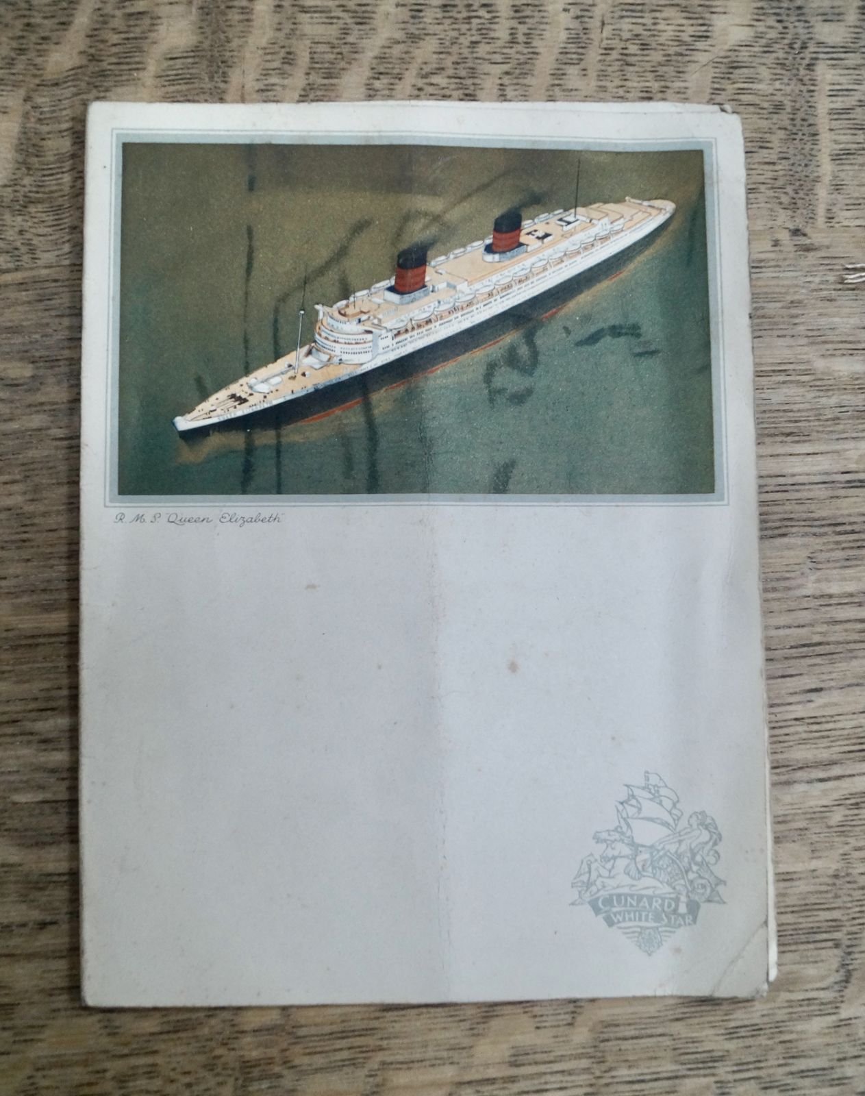 Antique Vellum Travel Trunk, 1910s photo vinterior