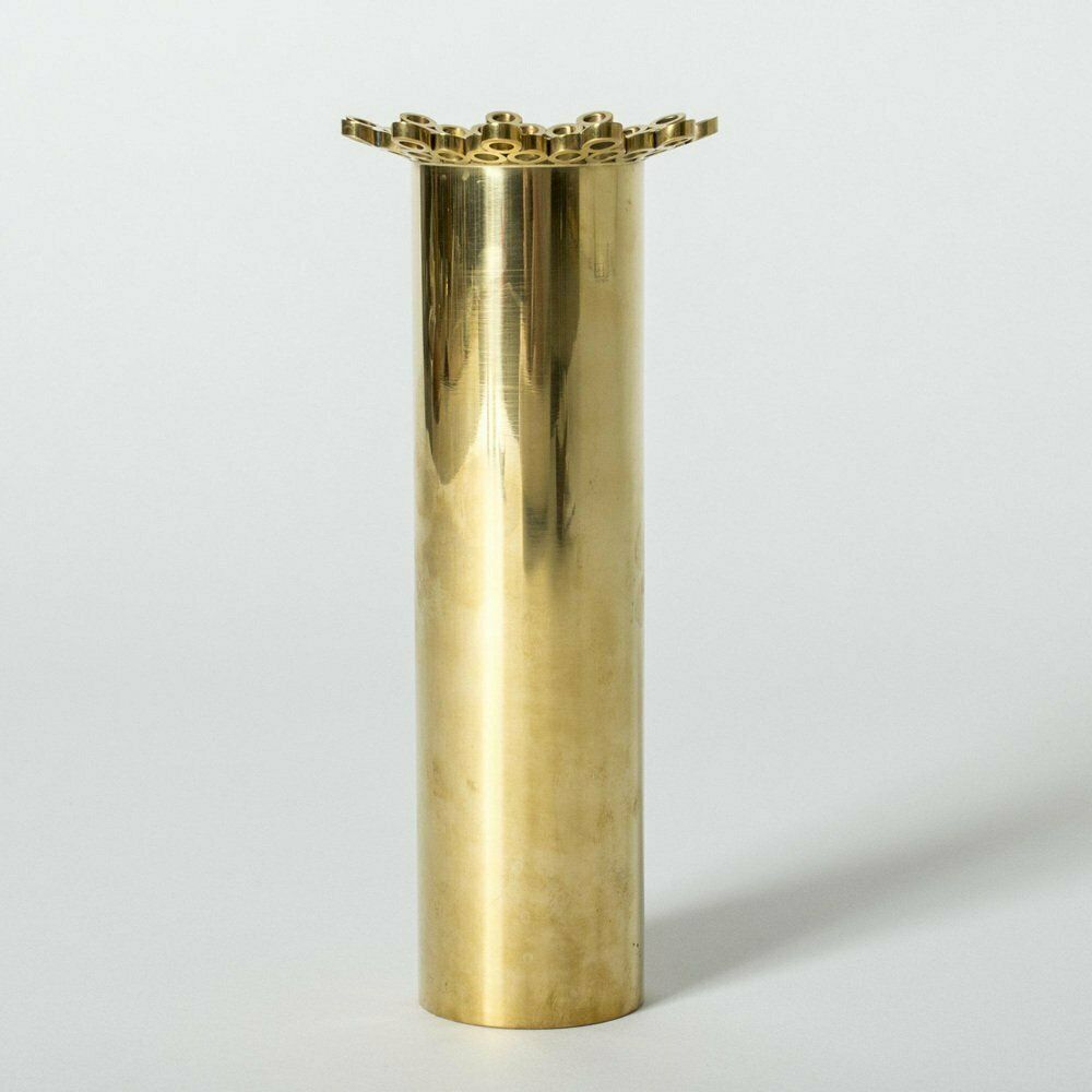 Brass Vase By Pierre Forssell, 1980s photo furniture