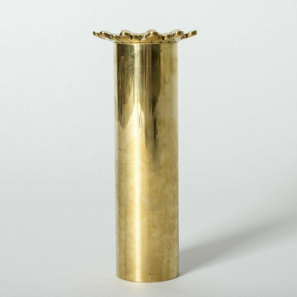 Brass Vase By Pierre Forssell, 1970s photo furniture