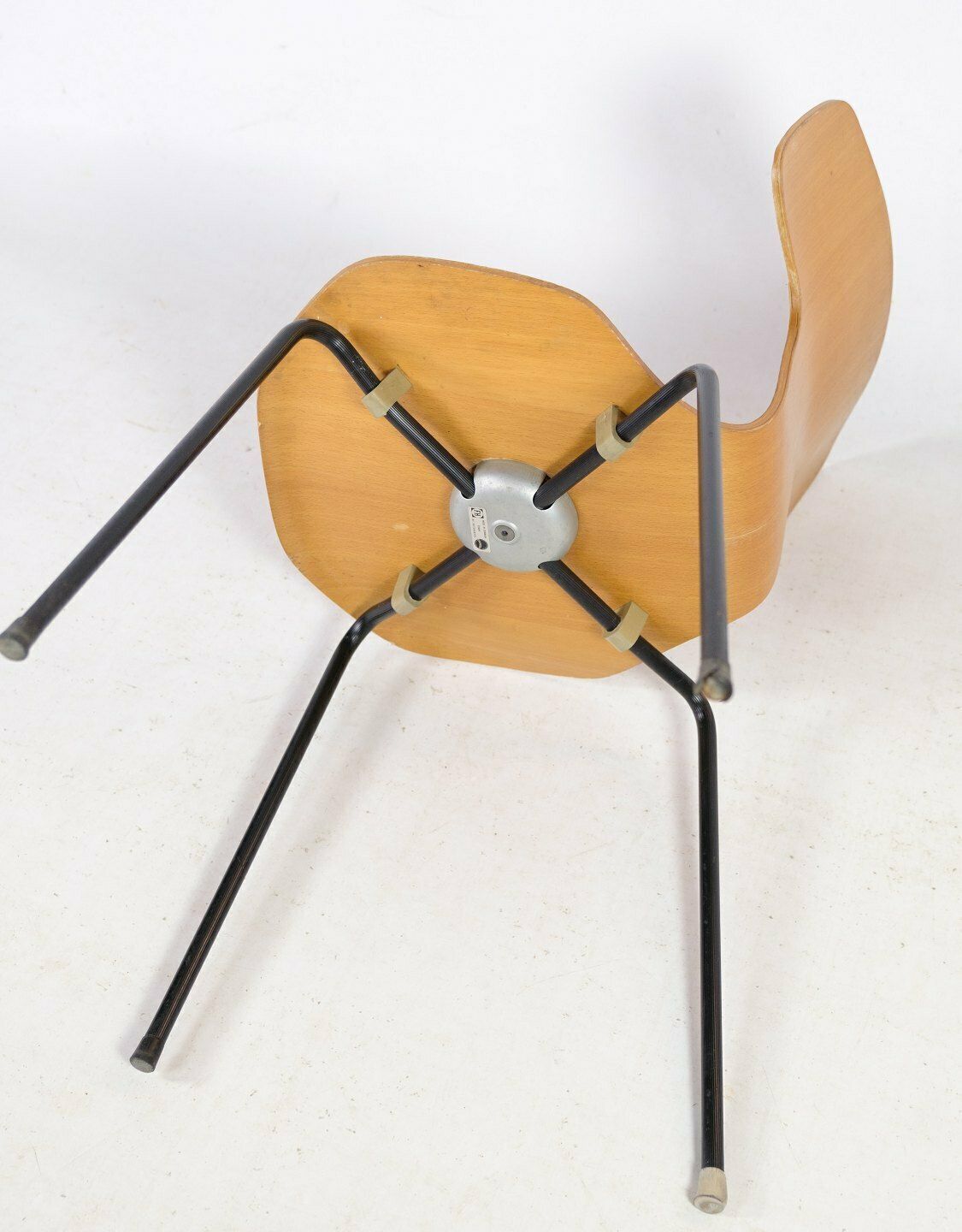 Set Of Four, Model 3103, 'T Chair', By Arne Jacobsen 1902 1971, Oak, Fritz Hansen photo buy