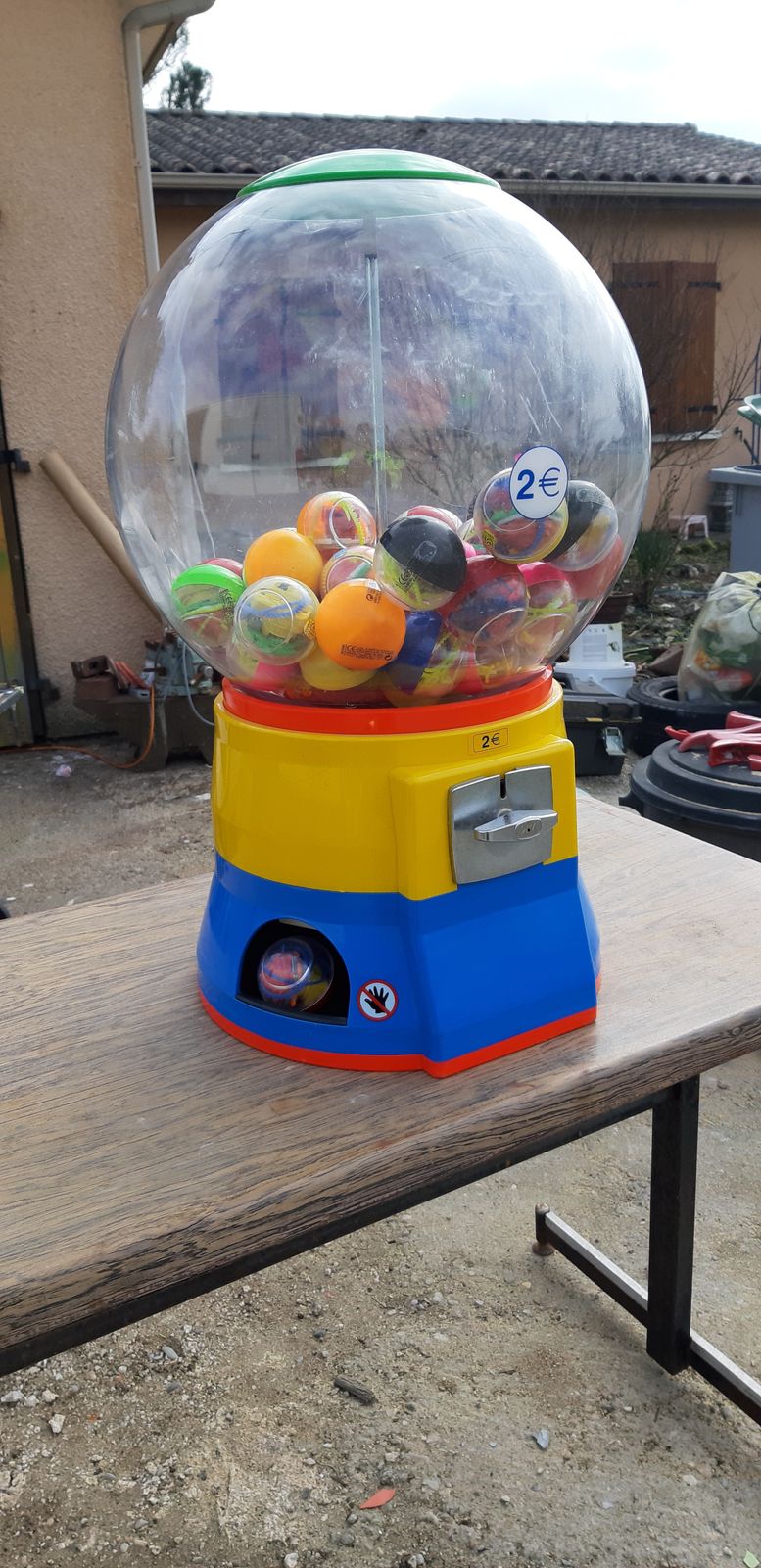 509.64 Funfair Game Ball Dispenser, 1970s photo