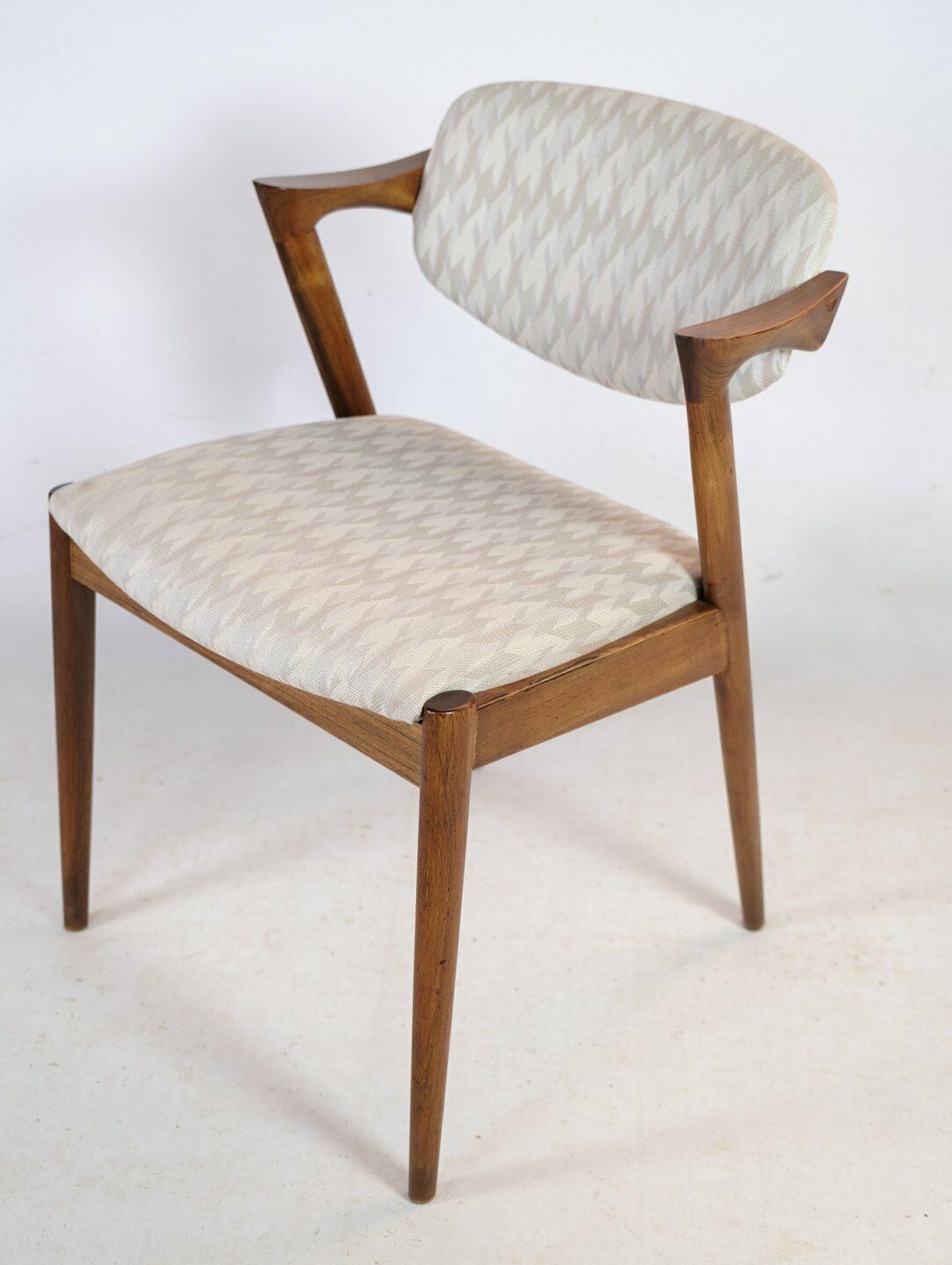 Set Of Four Dining Chairs, Model 42, Kai Kristiansen, Schou Andersen, 1960 photo for sale