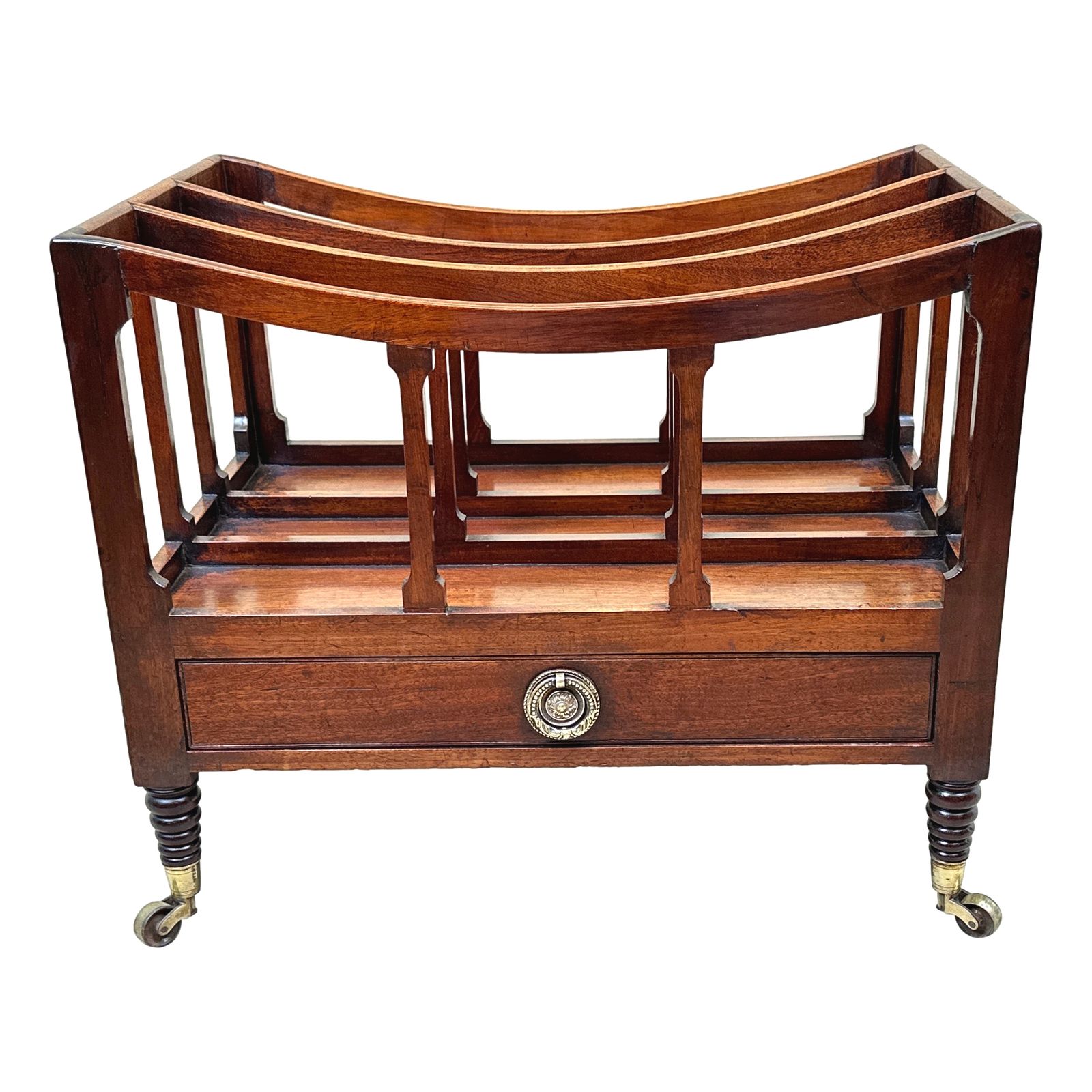 Regency Mahogany Boat Shaped Canterbury (England, Circa 1820) photo vinterior