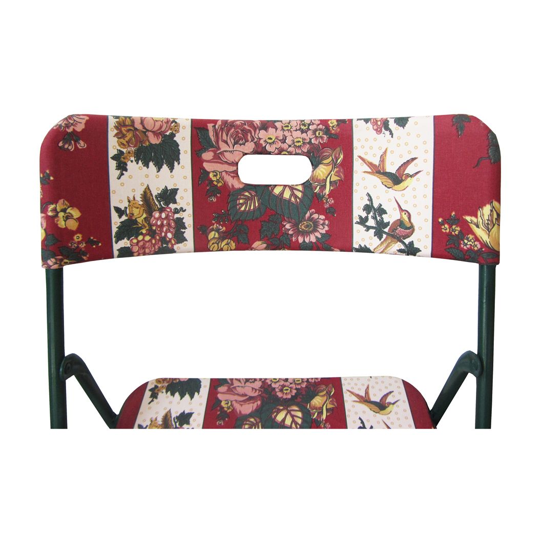 "Country Heirloom" Restyled Folding Chairs By Habitat Improver With Fabric Découpage photo buy