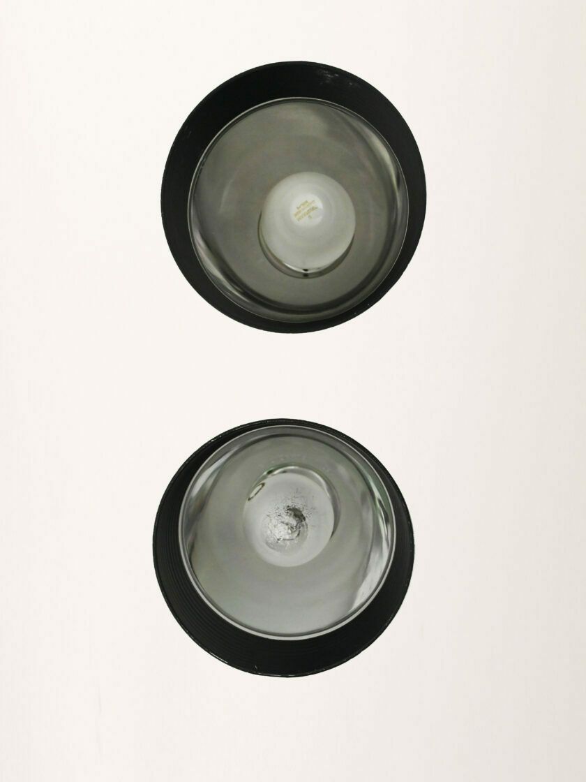 Lighting Pair Of Vintage Gold Pendant Lamps photo