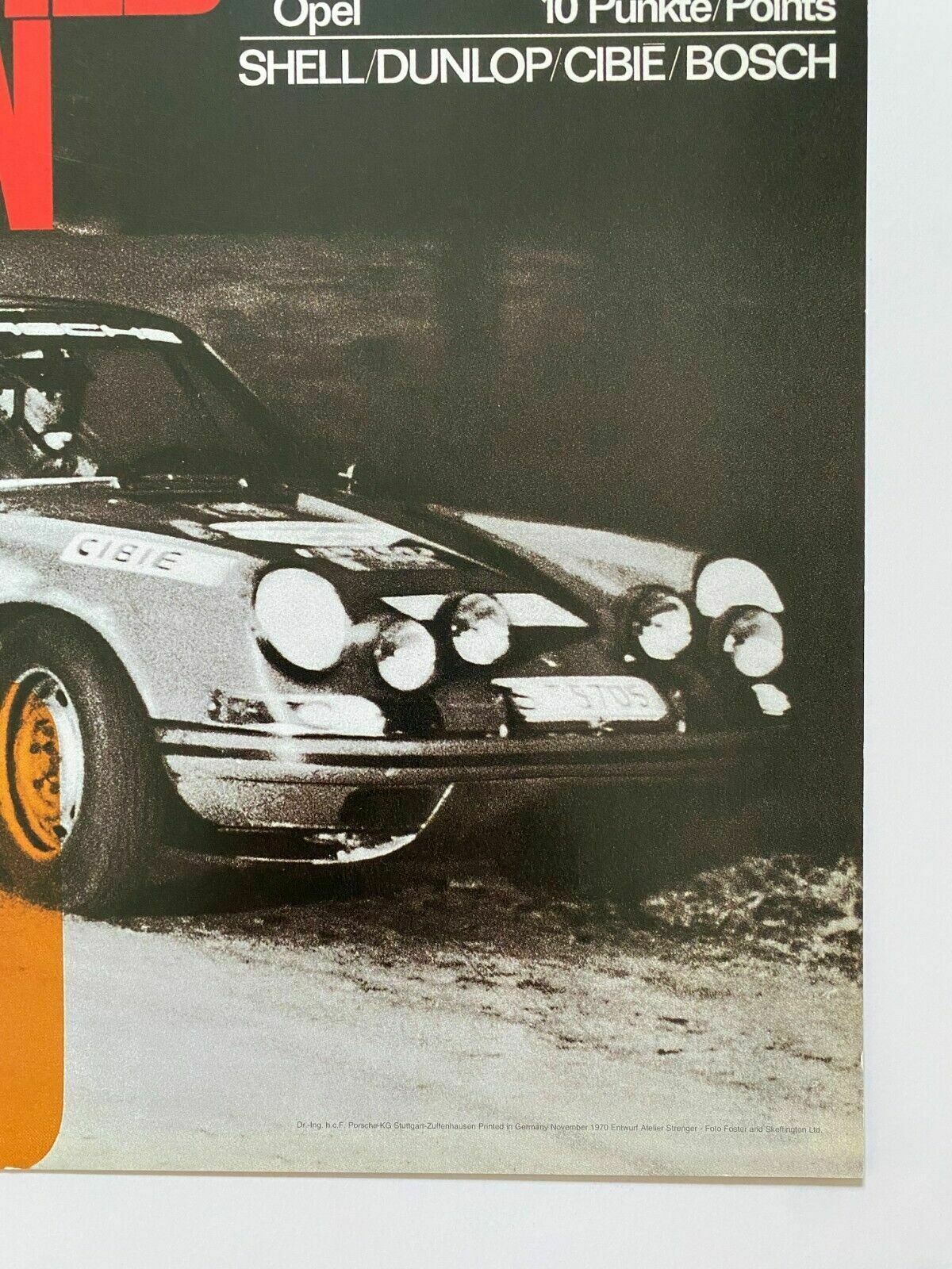 photo furniture Atelier Strenger, 1970   Porsche   Advertising Vintage Poster