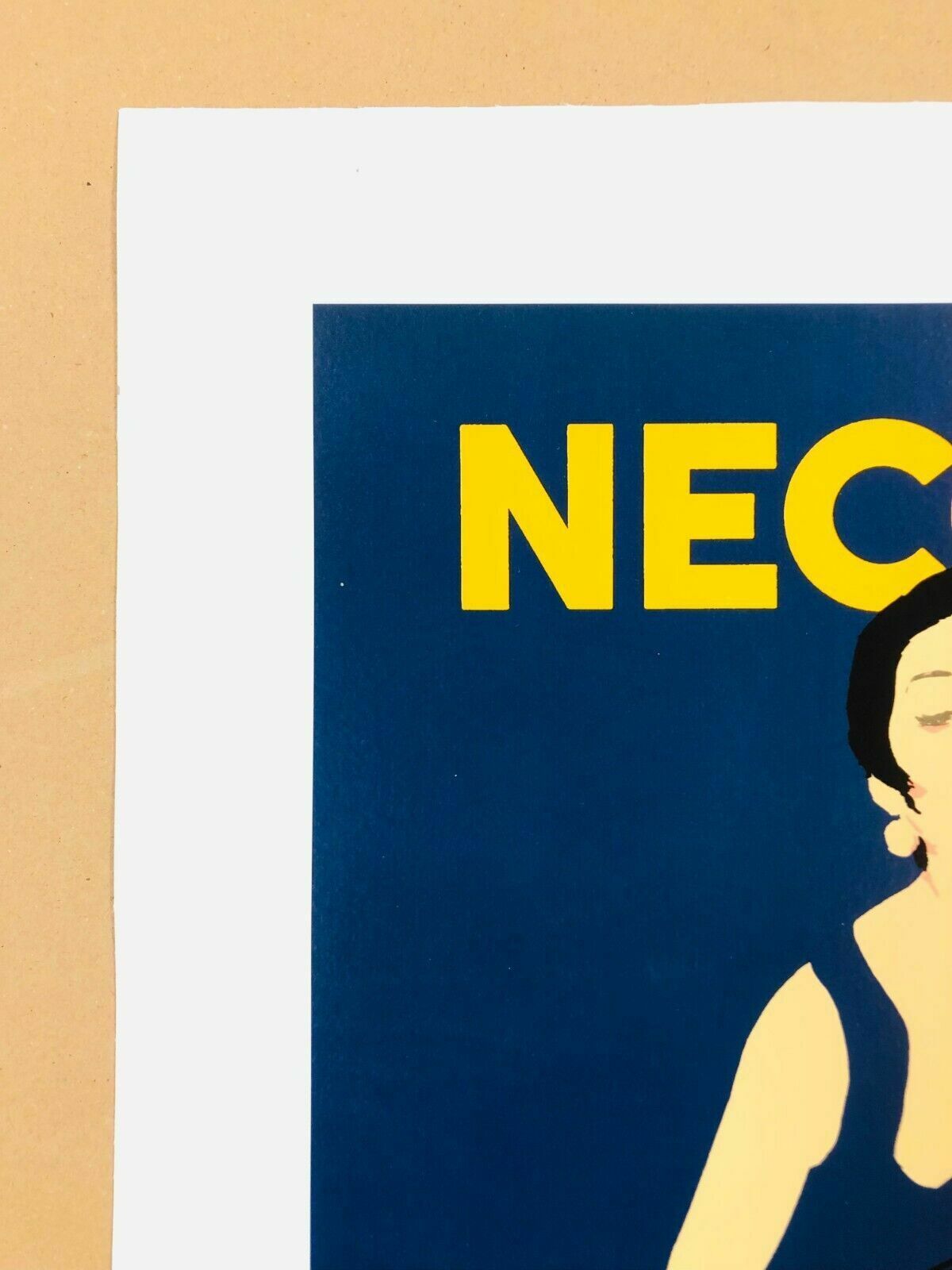 Jeanne Grignani, 80s   Necchi (Blu)   Original Affiche Linen Backed On Canvas photo 270.0