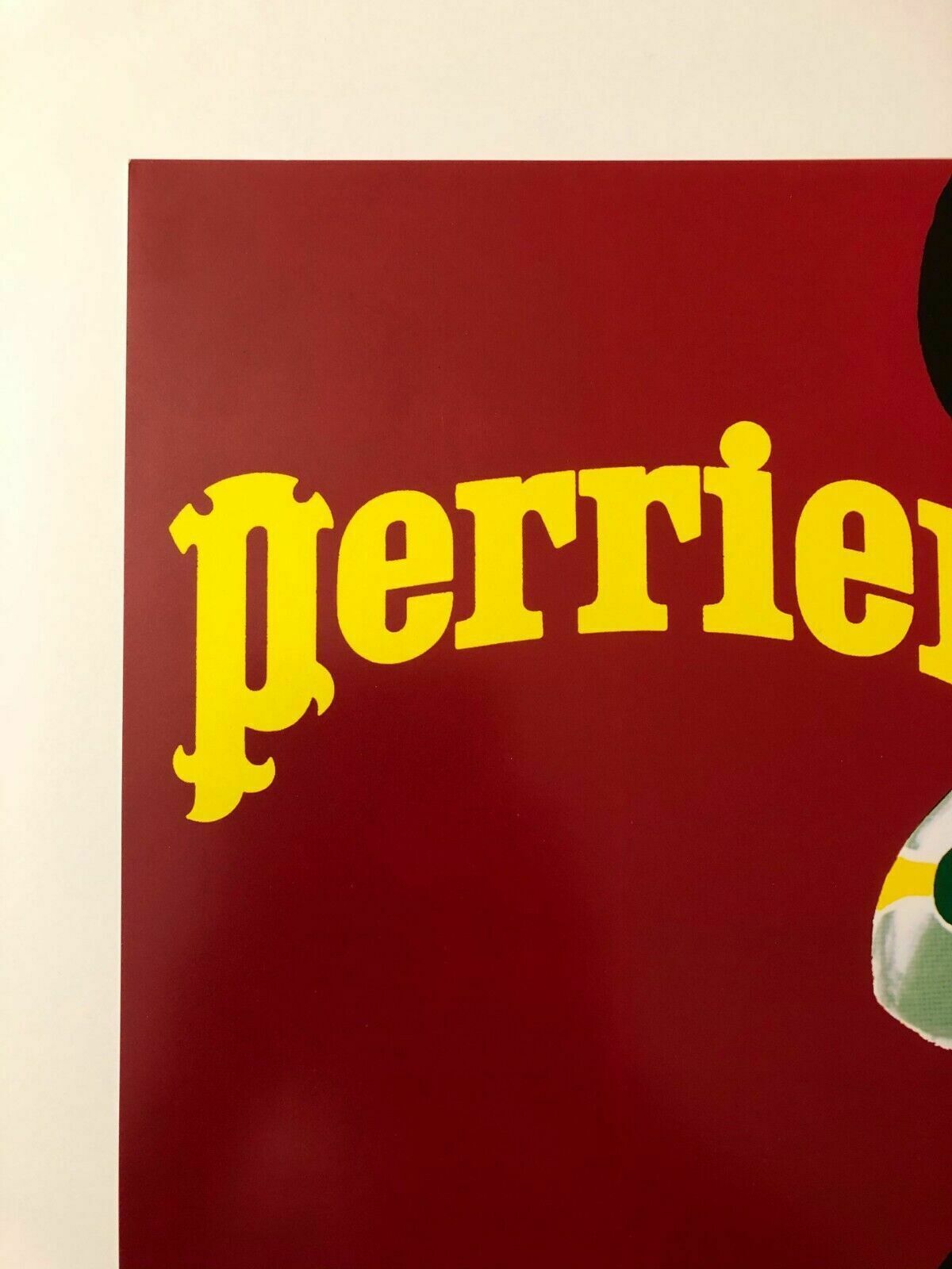 Bernard Villemot, C.A. 1990s   Perrier   Original Vintage Poster Printed In Offset Cm 60 X 43 photo furniture