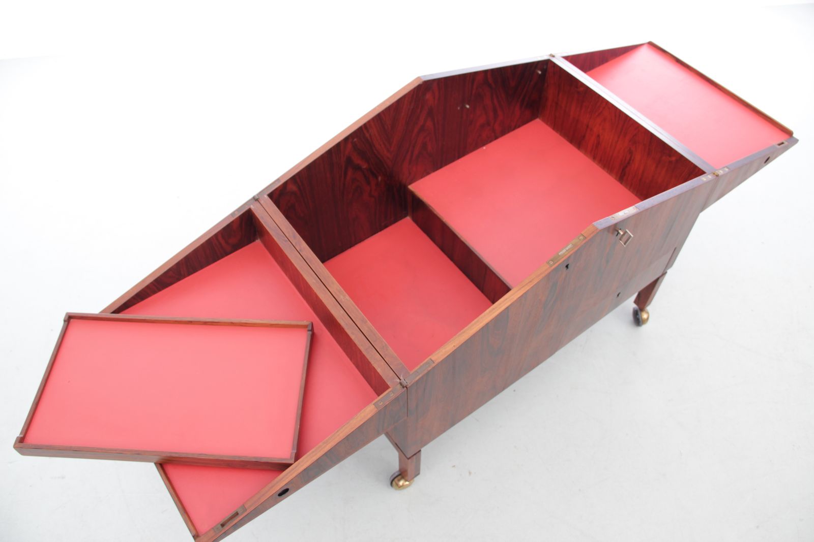 photo for sale Mid Century Modern Scandinavian Bar In Rosewood By Lief Alring. Cf Christiansen