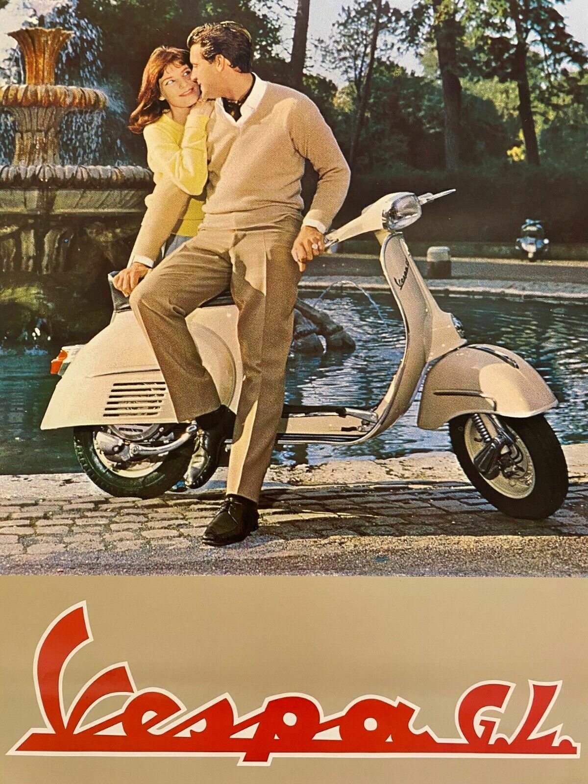 Anonymous, Ca 1970s   Vespa Gl   Advertising Vintage Poster Ca