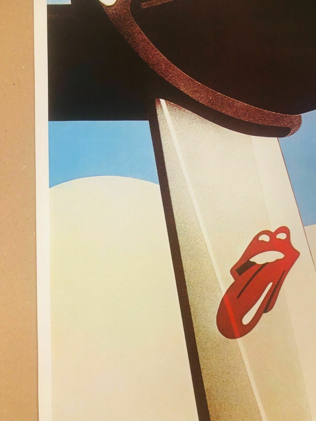 photo furniture John Pasche, 1972   Rolling Stones American Tour   Exhibition Poster