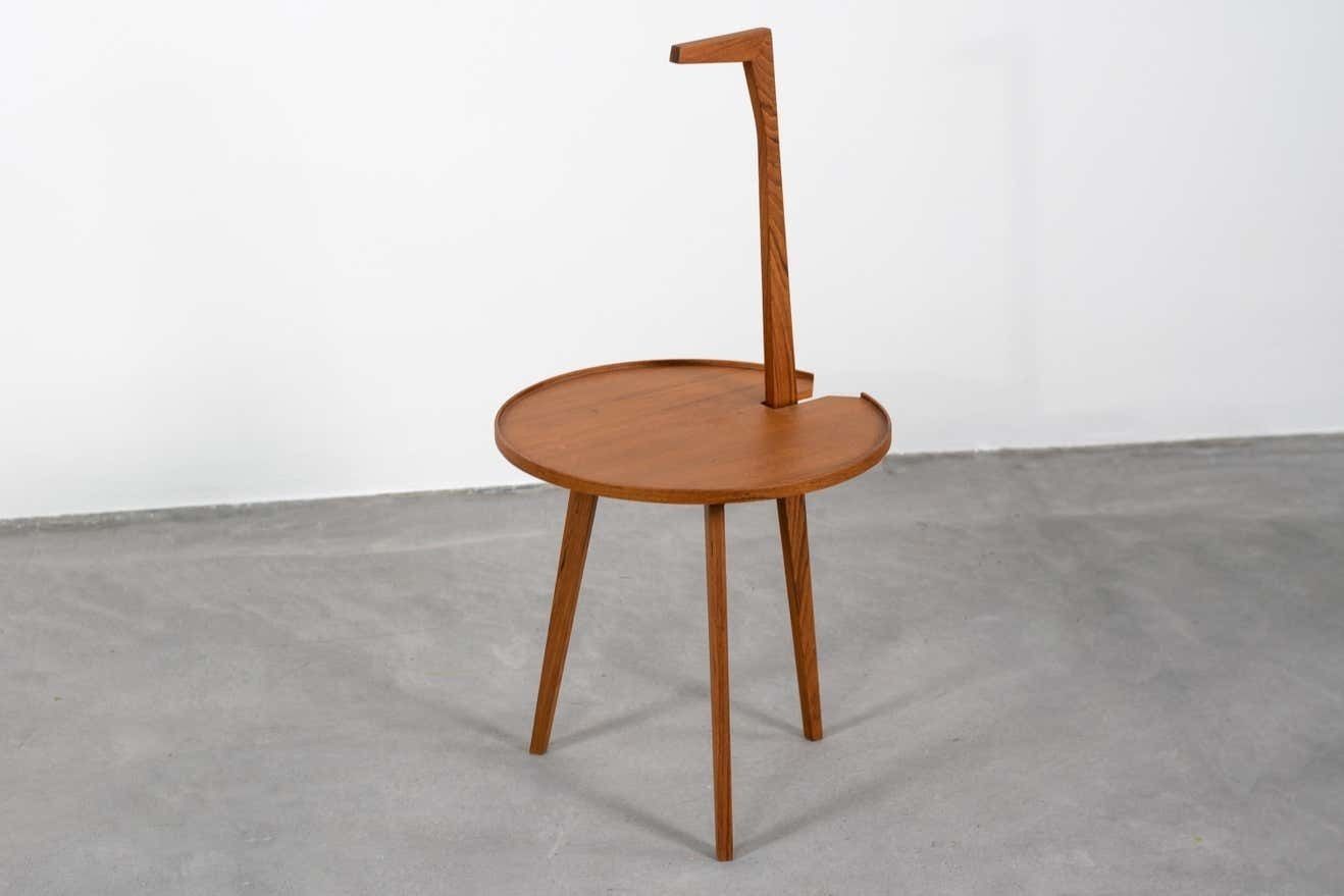 Franco Albini Cicognino Round Coffee Table In Teak By Poggi Pavia 1970s Italy