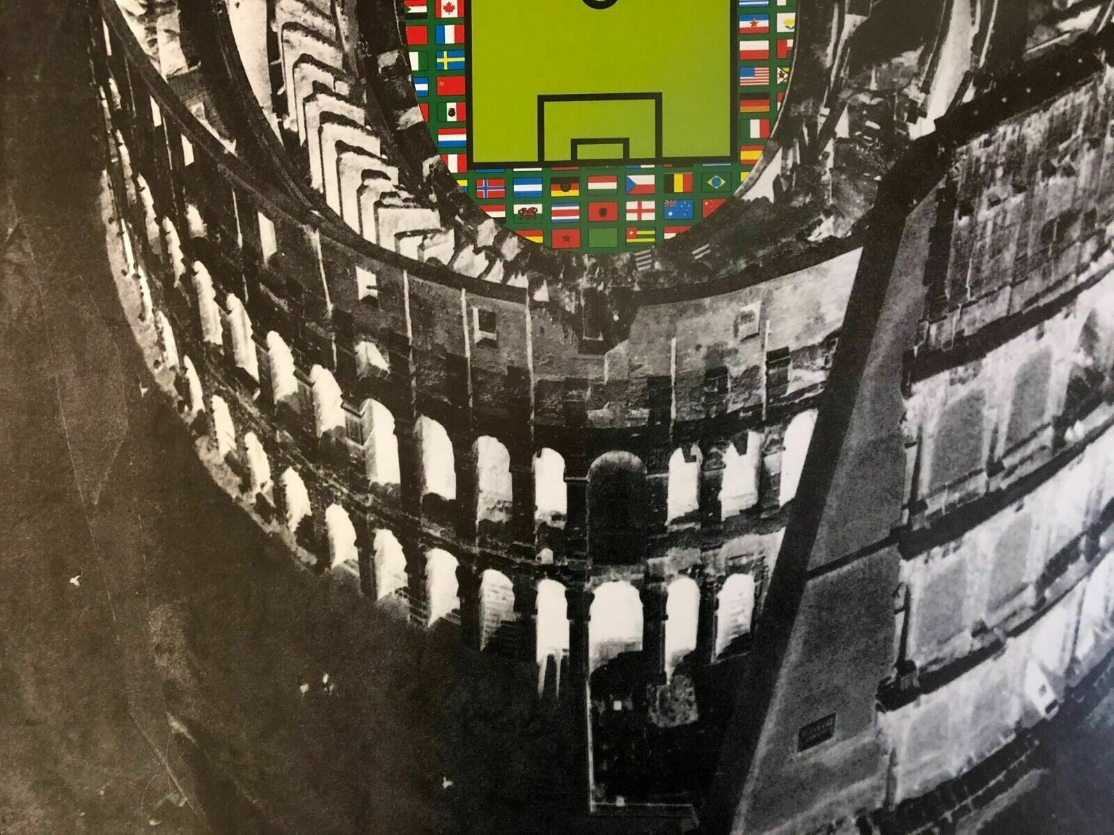 Alberto Burri, 1990   Italia 90   Original Poster Printed In Offset Lithography photo buy