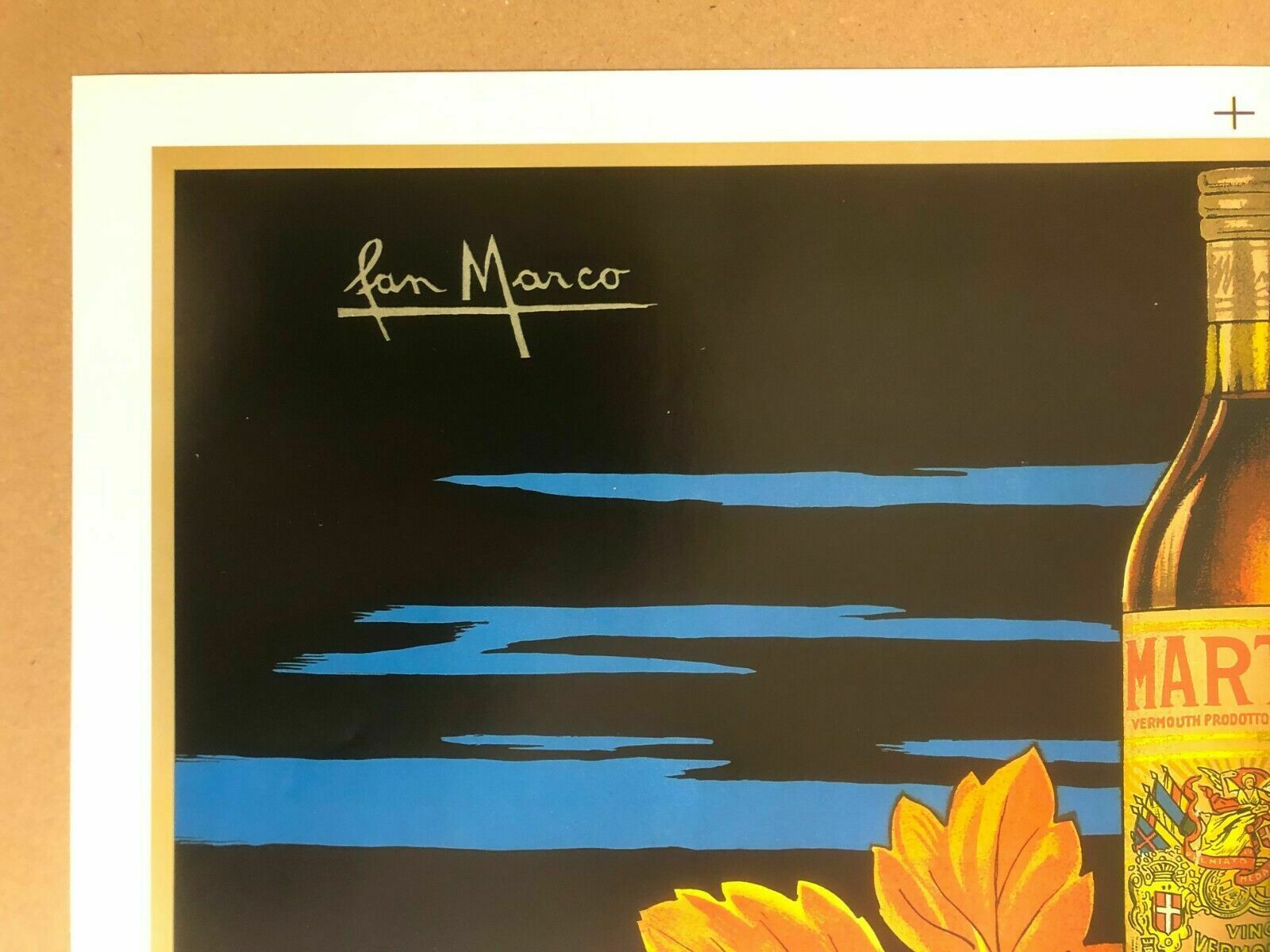 San Marco, C.A. 80s   Martini Vermouth   Advertising Beautiful Affiche photo buy