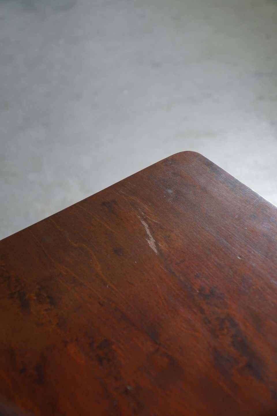 photo vinterior Scandinavian Modern, Table In Beech With Club Legs, Arnold Madsen, Made In 1940s