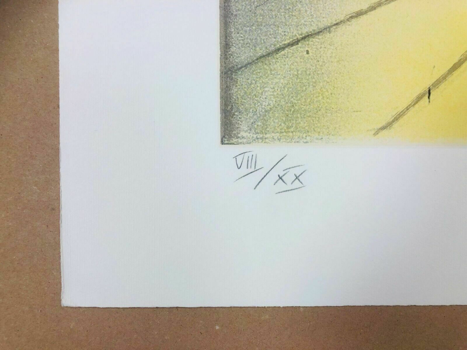 Gianni Bertini, 2003   Grip   Screen Printing On Quality Museum Cardboard photo vintage