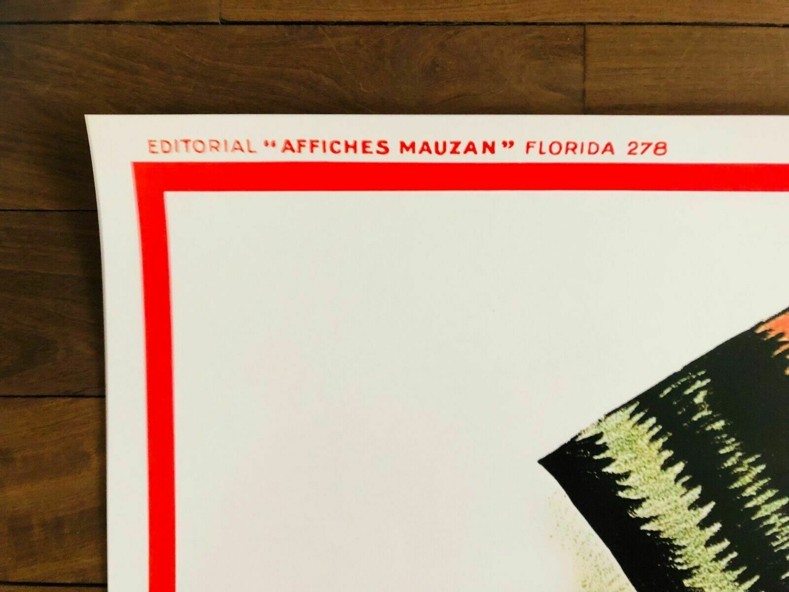 Achille Luciano Mauzan 1972  Vermouth Carpano Original Vintage Poster Printed In Offset Lithography photo for sale