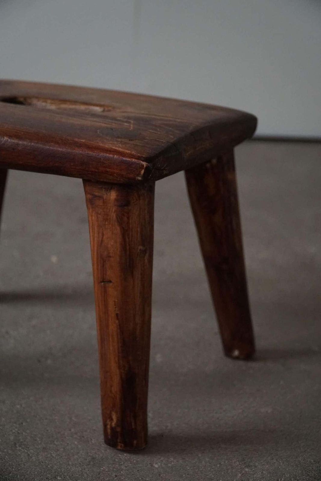 photo furniture Wabi Sabi Stool In Solid Pine, Handcrafted By A Danish Cabinetmaker, 1960s