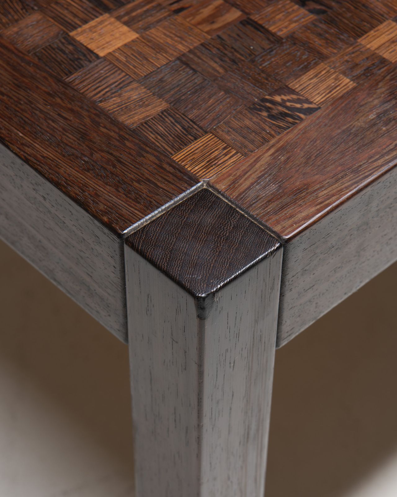 'Mosaik' Coffee Table In Wengé, Dieter Waeckerlin, 1960's, Switzerland photo vinterior