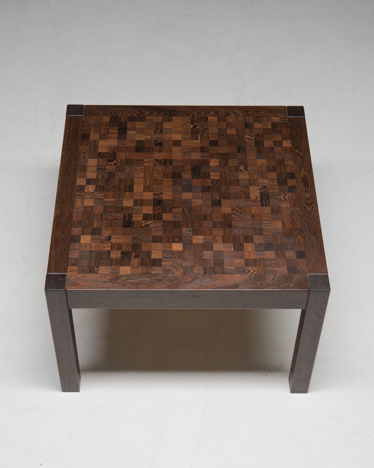 photo furniture 'Mosaik' Coffee Table In Wengé, Dieter Waeckerlin, 1960's, Switzerland