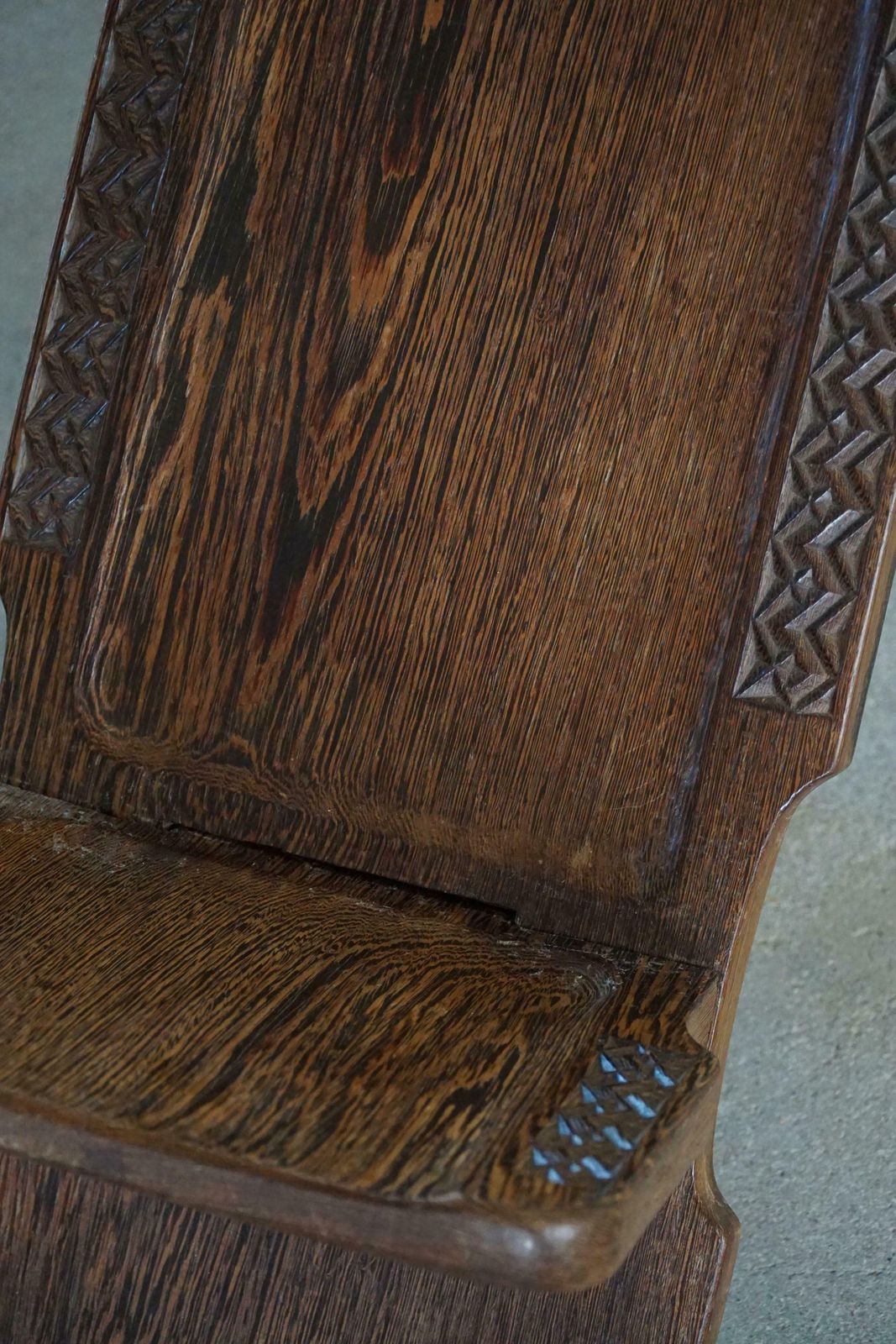 Primitive African Tribal Hand Carved Folding Palaver Chair, Wabi Sabi, 1970s photo vinterior