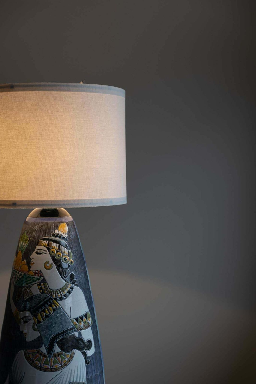 Marian Zawadzki "Oryx" Unique Floor Lamp, Tilgmans Ceramics, Sweden, Dated 1963 photo buy