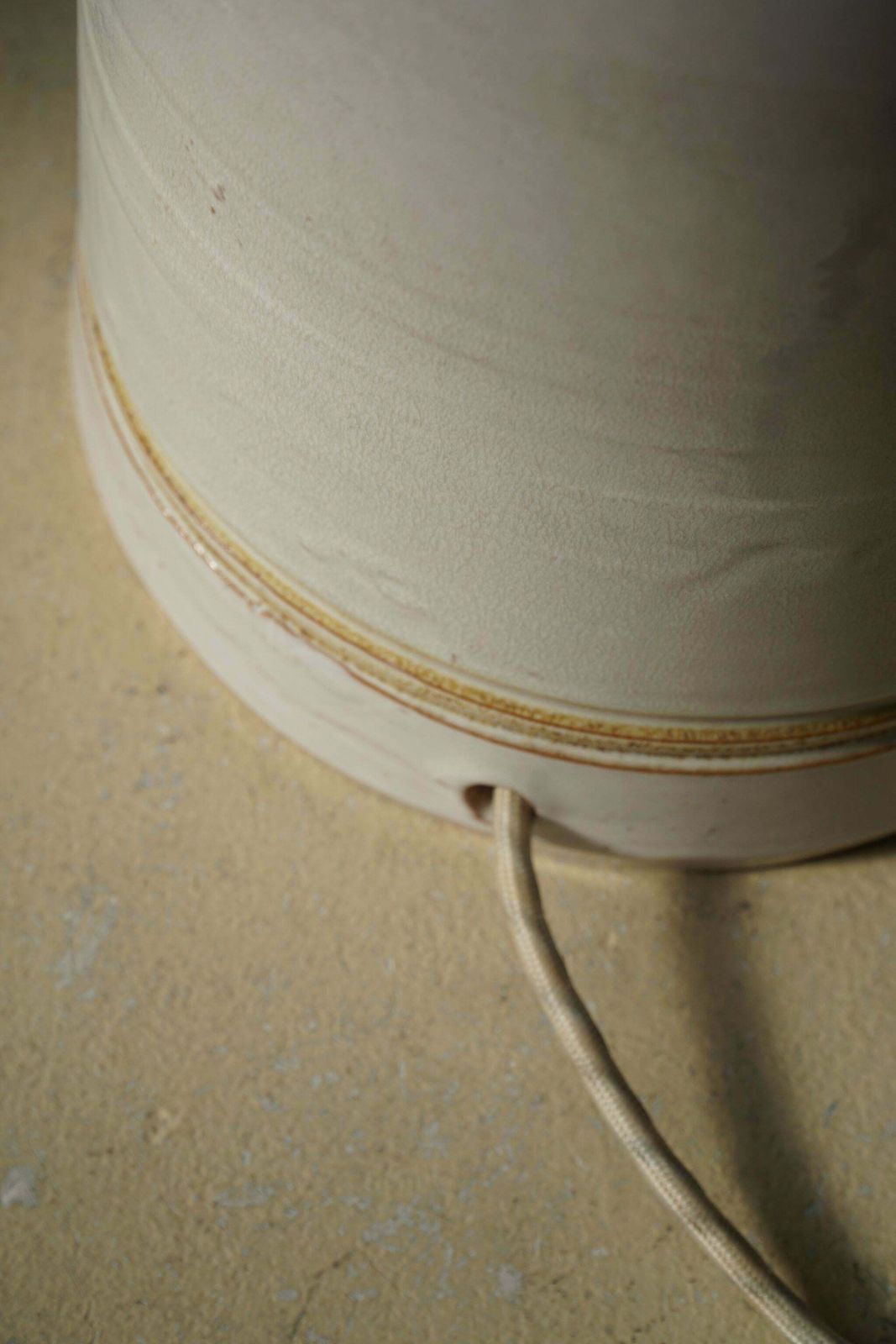 Danish Modern Decorative Ceramic Floor Lamp, Made In 1970s photo vinterior