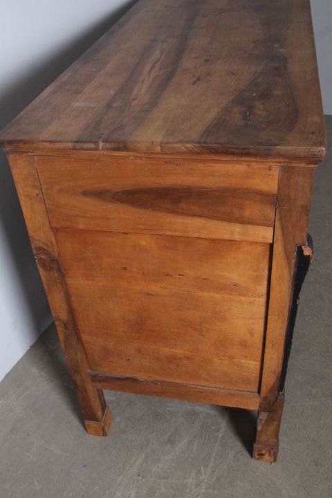 photo for sale Ancient Chest Of Drawers Empire Chest Of Drawers From The Early 1800s In Solid Emilia Walnut. L Cm 133 X 57