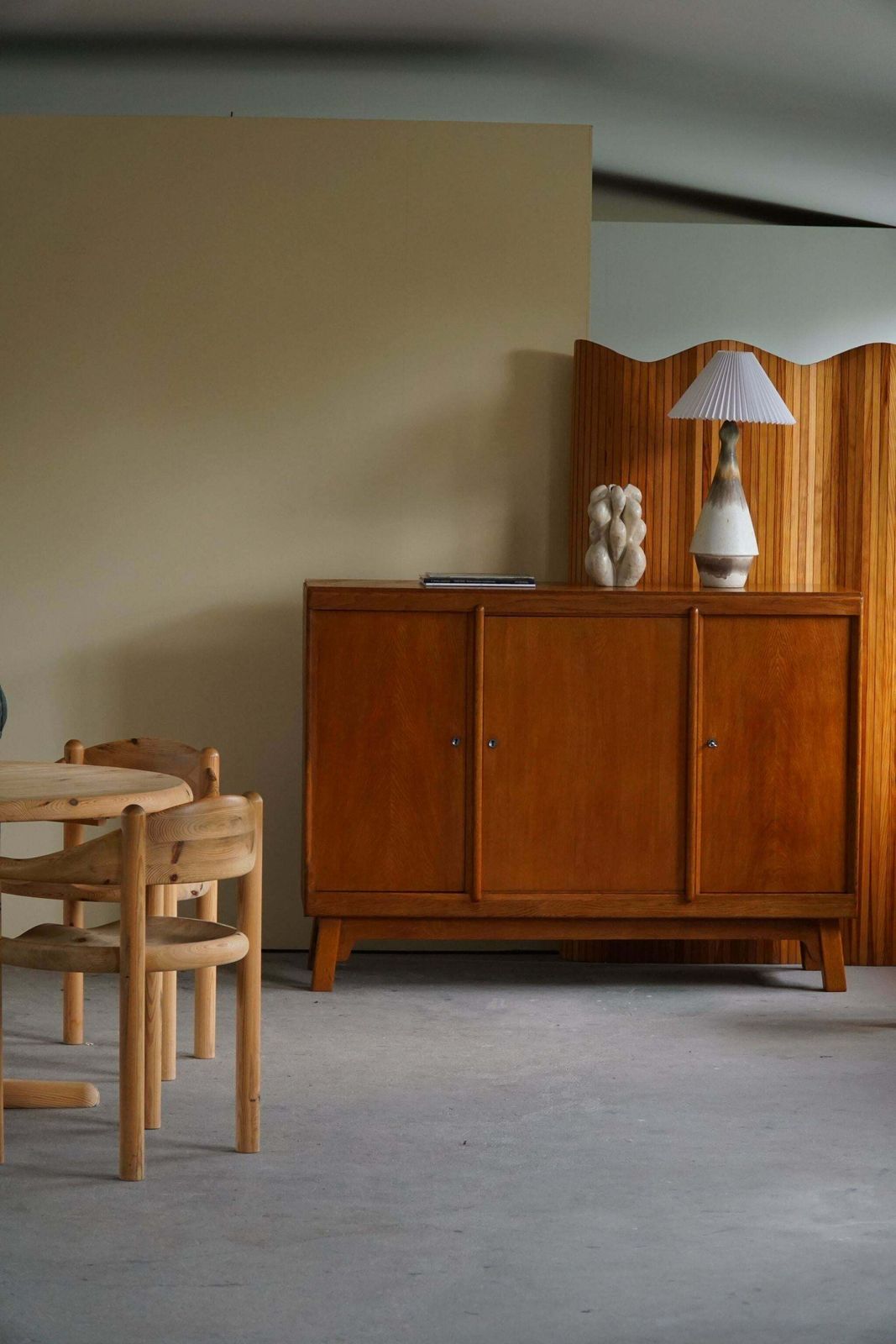 Mid Century Cabinet / Sideboard In Teak & Oak, Danish Cabinetmaker, 1960s photo furniture