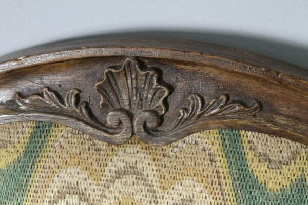 photo buy Ancient Genoa Armchair Louis XIV End Of 600. Italy Solid Walnut.
