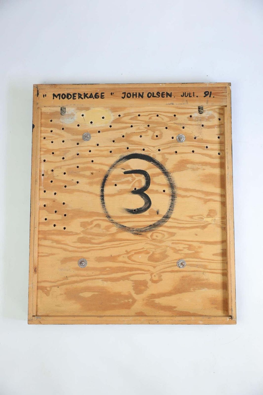 Late 20th Century Wall Art Placenta By Danish Artist John Olsen Juli 1991 photo 1271.0