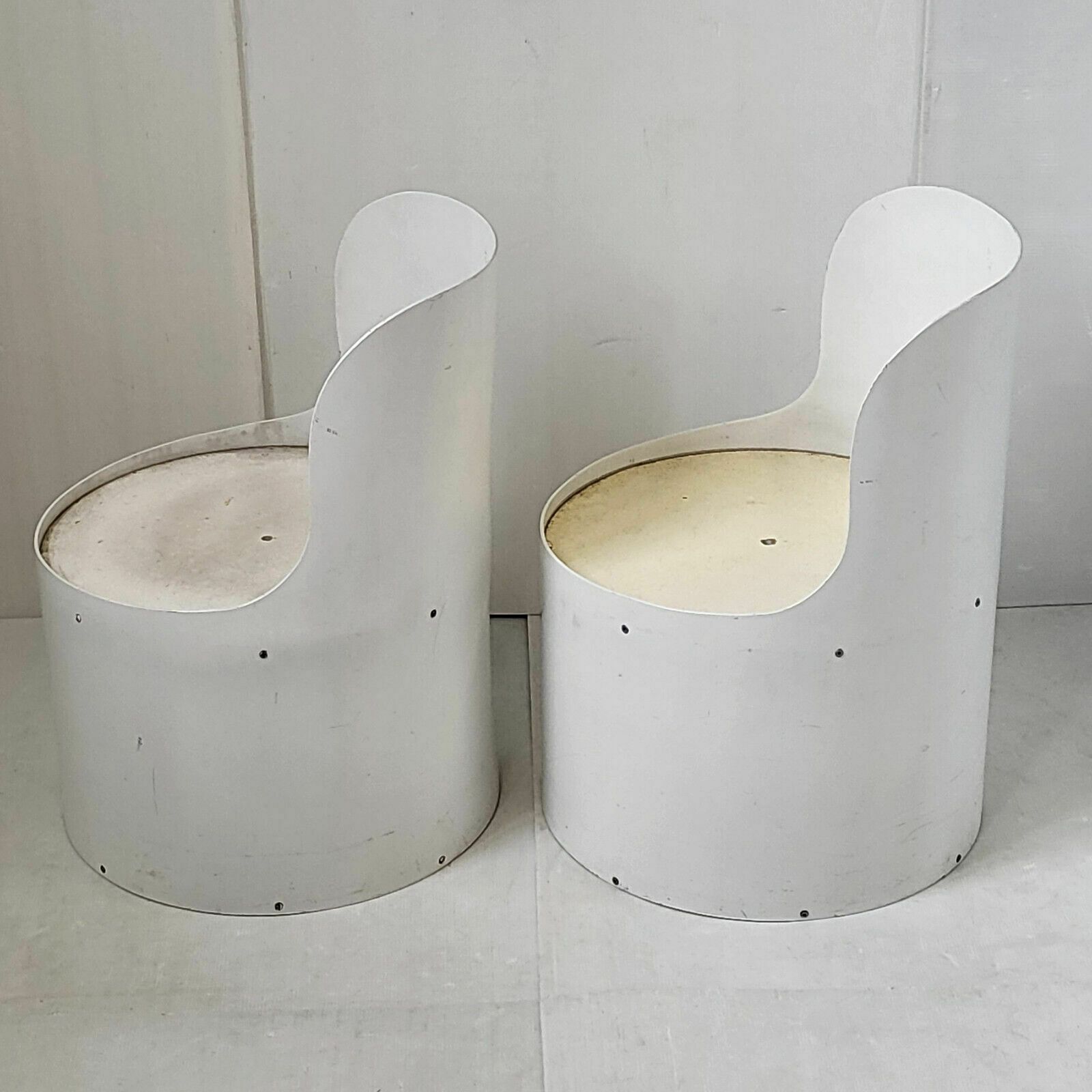 Pair Of Tomotom Space Age Armchairs 1970 Bernard Holdaway Hull Traders 70s photo furniture