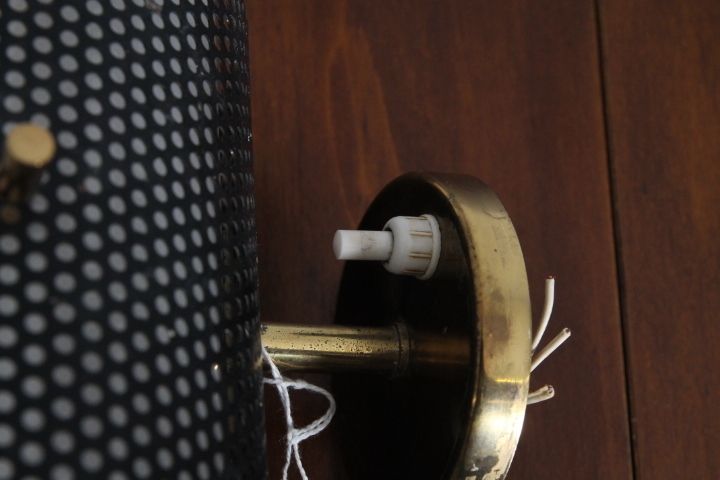 436.8 Pair Of Modern Stilnovo Wall Lights From The 50s. Vintage With A Beautiful Double Light Beam Design !! photo