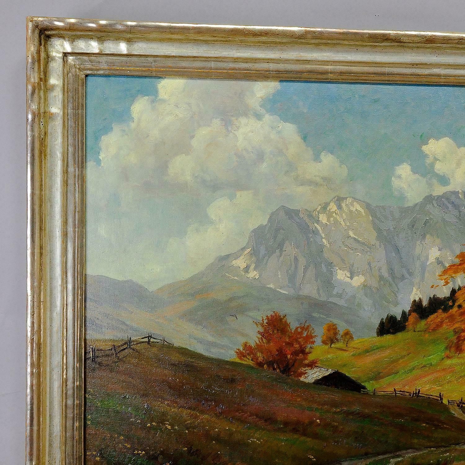 Erwin Kettemann Landscape In The Tyrolean Alps Circa 1930 photo furniture