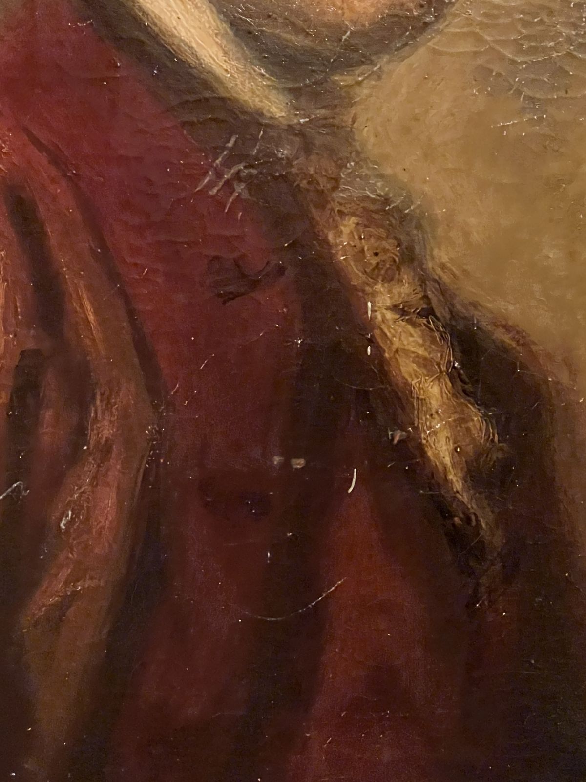 Early 19th Century Fine Art Portrait Of  Sir Joshua Reynolds By Artist R Hearn photo vintage